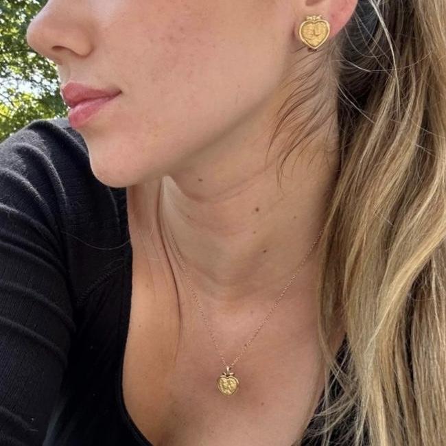 Carrera y Carrera Romeo & Juliet Heart Pendant Necklace 18k Gold